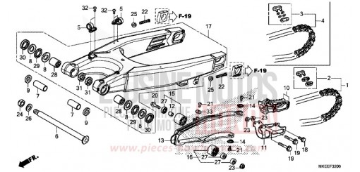BRAS OSCILLANT CRF450RXL de 2020